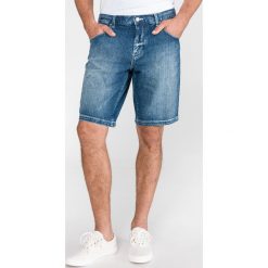 Armani Exchange Szorty Niebieski. Niebieskie spodenki i szorty męskie Armani Exchange, bez wzorów, z elastanu. Za 473,95 zł.