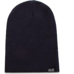 Czapka JACK WOLFSKIN - Rib Hat 1903891 Night Blue. Niebieskie czapki męskie Jack Wolfskin, bez wzorów, z materiału. Za 64,99 zł.