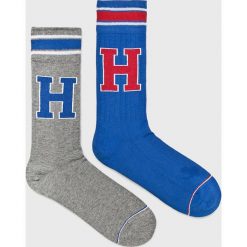 Tommy Hilfiger - Skarpety (2-Pack). Czerwone skarpetki męskie marki TOMMY HILFIGER, z bawełny. Za 54,90 zł.