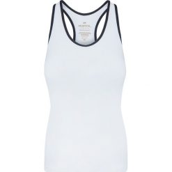 Top MONREAL LONDON Biały. Białe topy damskie marki Monreal London, z dzianiny, z kontrastowym kołnierzykiem. Za 245,00 zł.