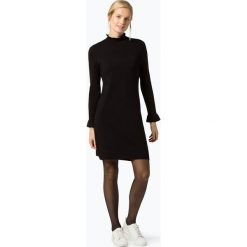 Comma casual identity - Sukienka damska, czarny. Czarne sukienki damskie z falbanami marki comma casual identity, na co dzień, casualowe, ze stójką. Za 399,95 zł.