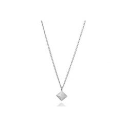 Naszyjniki damskie: NASZYJNIK MINI- ICOSAHEDRON PENDANT – SREBRNY