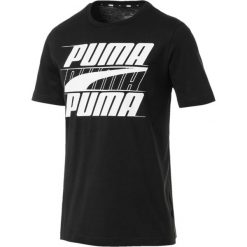 Puma Rebel Koszulka Czarny. Czarne podkoszulki męskie Puma, xxl, z nadrukiem, z bawełny, z krótkim rękawem. Za 111,95 zł.