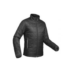 Kurtka trekkingowa Trek 100 męska. Czarne kurtki męskie marki ROCKRIDER. Za 129,99 zł.