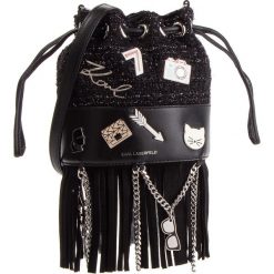 Torebka KARL LAGERFELD - 86KW3023 Black. Czarne torebki worki KARL LAGERFELD, z materiału. Za 1489,00 zł.