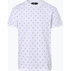 Calvin Klein Jeans - T-shirt męski, biały. Białe t-shirty męskie Calvin Klein Jeans, xl, bez wzorów, z bawełny, bez kołnierzyka. Za 179,95 zł.