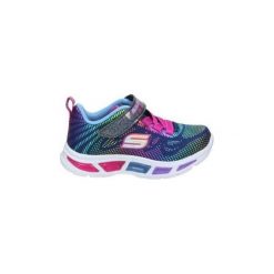 Buty Dziecko Skechers 10959N-NVMT. Niebieskie buty dziewczęce sportowe Skechers, bez wzorów, bez zapięcia. Za 179,40 zł.
