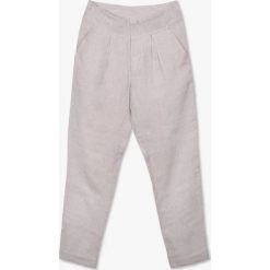 Lniane spodnie damskie Linen horizon beżowe. Brązowe spodnie damskie Veva, s, ze lnu. Za 229,00 zł.