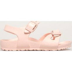 Birkenstock - Sandały dziecięce Rio Eva. Różowe sandały dziewczęce Birkenstock, z materiału, na klamry. Za 119,90 zł.