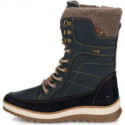 Tom Tailor Kozaki Damskie 40 Ciemny Niebieski. Niebieskie kozaki damskie Tom Tailor, eleganckie, bez obcasa, bez zapięcia. W wyprzedaży za 295,00 zł.