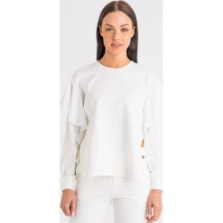 BLUZA Twinset. Białe bluzy damskie Twinset, bez wzorów, bez rękawów, bez kaptura. Za 543,20 zł.