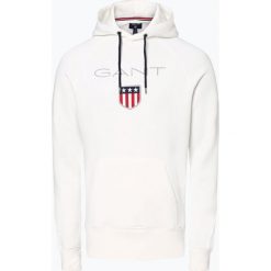 Gant - Męska bluza nierozpinana, beżowy. Brązowe bluzy męskie marki GANT, xl, z haftami. Za 449,95 zł.