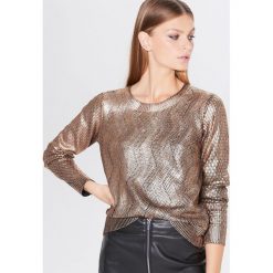 Metaliczny sweter - Czarny. Czarne swetry damskie Mohito, s, bez wzorów, bez rękawów, bez kaptura. Za 119,99 zł.
