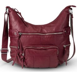 Torebka na ramię "Casual" bonprix czerwony kasztanowy. Czerwone buty sportowe damskie bonprix, bez wzorów, ze skóry, sportowe, na ramię, bez dodatków. Za 109,99 zł.