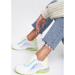 Biało-Żółte Sneakersy Lovin' Girl. Białe sneakersy damskie Inny. Za 109,99 zł.