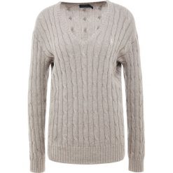 Polo Ralph Lauren CLASSIC Sweter light vintage hea. Szare swetry klasyczne damskie marki Polo Ralph Lauren, xl, z bawełny. Za 589,00 zł.