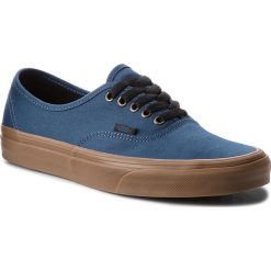 Tenisówki VANS - Authentic VN0A38EMU4C (Gum Outsole) Dark Denim. Niebieskie półbuty damskie Vans, na co dzień, bez wzorów, z gumy, bez zapięcia. W wyprzedaży za 219,00 zł.