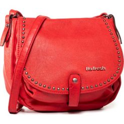 Torebka REFRESH - 83262 Rojo. Czerwone listonoszki damskie Refresh, bez wzorów, ze skóry ekologicznej, bez dodatków. Za 169,00 zł.