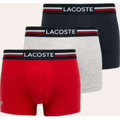 Lacoste - Bokserki (3-pack). Bokserki męskie Lacoste, s, bez wzorów, z elastanu. Za 189,90 zł.
