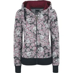 Bluzy damskie: Black Premium by EMP Freaking Out Loud Bluza z kapturem rozpinana damska szary
