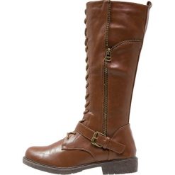 Buty zimowe damskie: Anna Field Kozaki sznurowane cognac