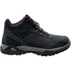 Buty trekkingowe męskie: ELBRUS Buty męskie Lasano Mid WP Black / Grey / Red r. 43