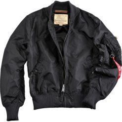 Kurtka Alpha Industries MA-1 TT 191103-03 - czarny. Czarne kurtki męskie Alpha Industries, s, bez wzorów, bez kaptura. Za 602,99 zł.