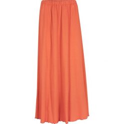 Długa spódnica z dżerseju bonprix pomarańczowy miedziany. Czerwone spódniczki damskie bonprix, bez wzorów, z dżerseju, długie, maxi. Za 64,99 zł.