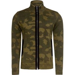 Sweter AERONAUTICA MILITARE. Zielone swetry męskie Aeronautica Militare, na lato, moro, militarne, bez kołnierzyka, bez kaptura. W wyprzedaży za 370,00 zł.