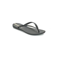 Japonki Ipanema WAVE. Czarne klapki damskie marki Ipanema, bez wzorów, bez obcasa. Za 79,20 zł.