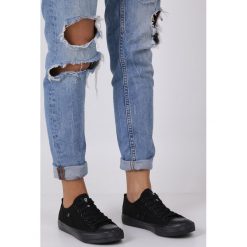 Czarne trampki sznurowane big star dd274831. Czarne trampki i tenisówki damskie BIG STAR, bez wzorów, z materiału, na sznurówki. Za 139,99 zł.