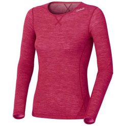Odlo Koszulka damska Shirt l/s crew neck Revolution Tw Warm różowa r. M. Różowe topy sportowe damskie Odlo, s. Za 209,27 zł.