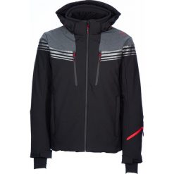 Kurtka narciarska w kolorze czarnym. Czarne kurtki sportowe męskie s, z tkaniny, narciarskie. W wyprzedaży za 469,95 zł.
