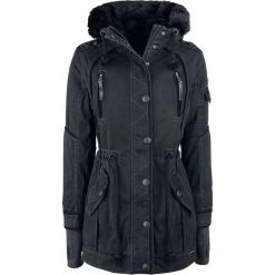 Brandit Layla Girls Parka Kurtka zimowa damska czarny. Czarne kurtki damskie marki Brandit, na zimę, l, z aplikacjami. Za 324,90 zł.