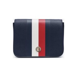 Tommy Hilfiger Honey Cross body bag Niebieski. Niebieskie torebki klasyczne damskie TOMMY HILFIGER, w paski, z materiału, bez dodatków. Za 654,95 zł.
