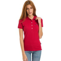 Koszulka polo w kolorze czerwonym. Czerwone koszulki damskie GALVANNI, m, z haftami, polo. W wyprzedaży za 119,95 zł.