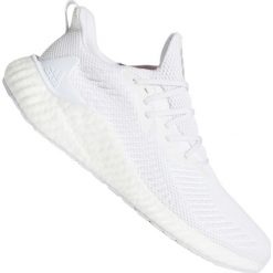 Białe Buty biegowe adidas Alphaboost M G28581. Białe buty sportowe męskie Adidas, na jesień, z tkaniny, bez zapięcia, do biegania. W wyprzedaży za 609,00 zł.