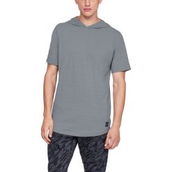 Under Armour Sportstyle Koszulka Szary. Szare podkoszulki męskie Under Armour, l, bez wzorów, z elastanu, bez kołnierzyka, z krótkim rękawem, krótkie. Za 223,95 zł.