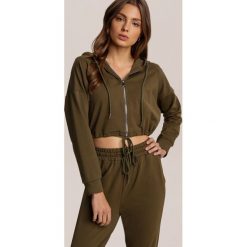Zielona Bluza Aezona. Zielone bluzy damskie Renee, s, bez wzorów, bez rękawów, bez kaptura. Za 119,99 zł.