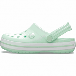 Crocs buty dziewczęce Clog K Neo Mint 204537-3TI-J3, 34-35 jasnozielone. Zielone sandały dziewczęce Crocs, z paskami. Za 169,00 zł.