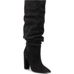 Kozaki STEVE MADDEN - Slouch Boot SM11000250-04001-001 Black. Czarne kozaki damskie Steve Madden, z zamszu, bez obcasa, na obcasie, bez zapięcia. Za 519,00 zł.