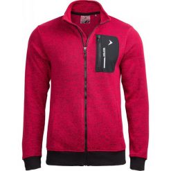 Bluza męska BLM610 - czerwony melanż - Outhorn. Czerwone bejsbolówki męskie Outhorn, m, melanż. W wyprzedaży za 99,99 zł.