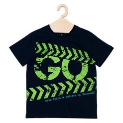 T-shirty chłopięce: T-shirt w kolorze czarnym