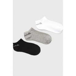 Reebok - Skarpetki (3 pack). Szare skarpetki damskie Reebok, bez wzorów, z elastanu. Za 19,90 zł.