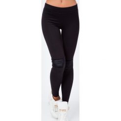 Legginsy z futerkiem czarne 77921. Czarne legginsy damskie marki Fasardi, l. Za 29,00 zł.