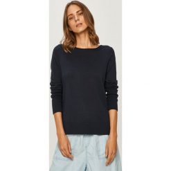 Marc O'Polo - Sweter. Niebieskie swetry damskie Marc O'Polo, s, bez wzorów, z elastanu, bez rękawów, bez kaptura. Za 389,90 zł.