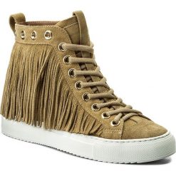 Sneakersy TWINSET - Sneaker CS8TAL Dune Chiaro 02313. Brązowe półbuty damskie marki Twinset, ze skóry. W wyprzedaży za 539,00 zł.