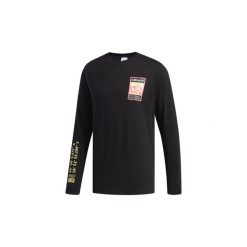 T-shirty z długim rękawem adidas Graphic Tee. Czarne t-shirty męskie Adidas, s, bez wzorów, bez kołnierzyka, długie. Za 139,00 zł.