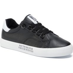 Sneakersy BIG STAR - EE174336 Black/White. Czarne sneakersy męskie BIG STAR, bez zapięcia. W wyprzedaży za 129,00 zł.