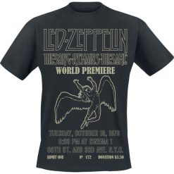 Led Zeppelin TSRTS World Premiere T-Shirt czarny. Czarne koszulki męskie marki Led Zeppelin, xl, bez wzorów, bez kołnierzyka. Za 89,90 zł.
